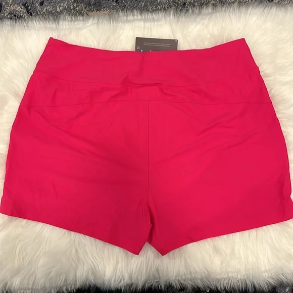 Viodia Women's 3" High Waisted Swim Shorts with Zipper Pocket Quick Dry XXXL - Picture 9 of 10